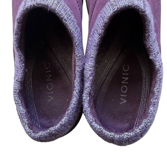 Vionic Arbor Slip-On Orthotic Water Resistant Clog, Purple Grape color, Size 8.5 - Picture 5 of 10